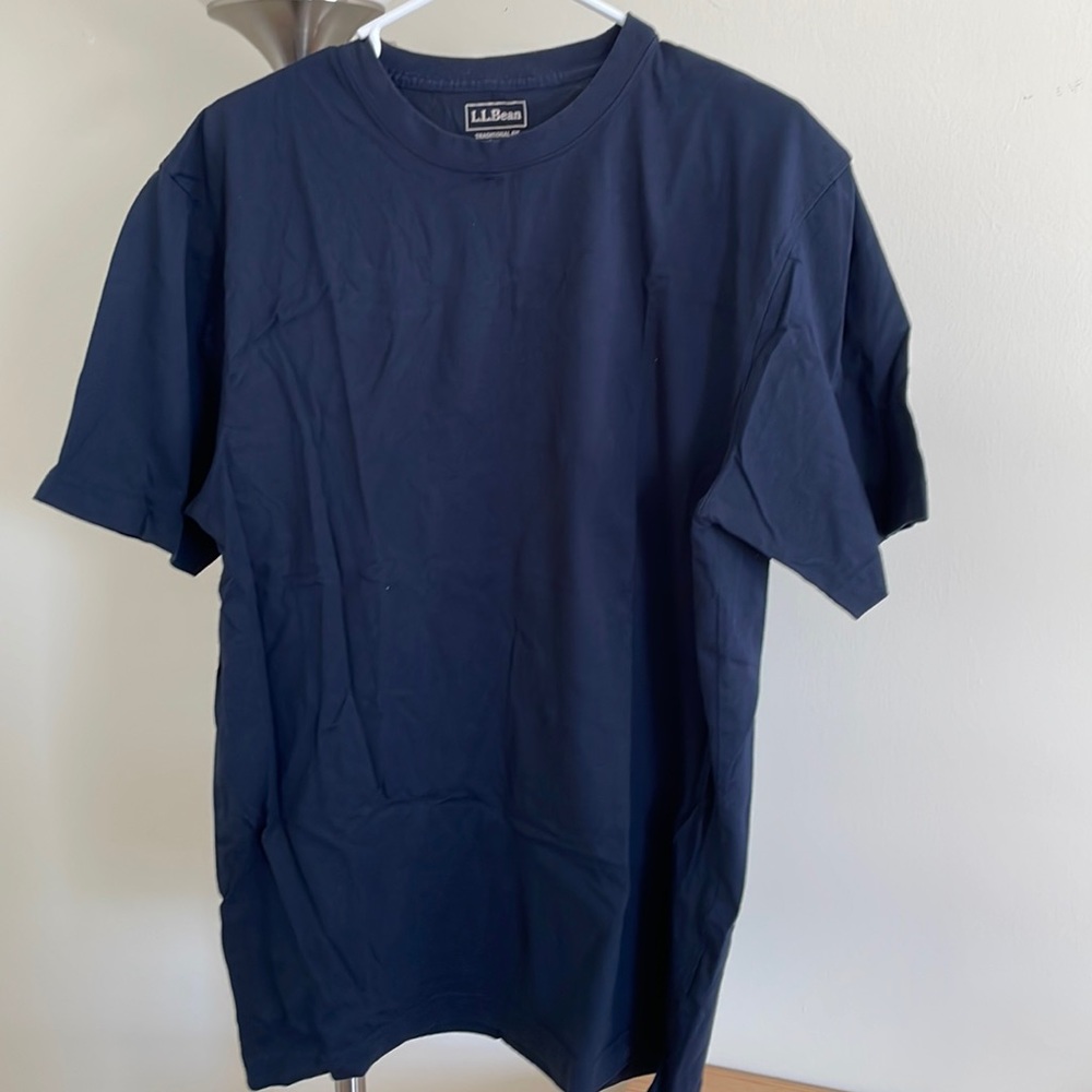 L.L.Bean Men’s traditional fit black tee shirt